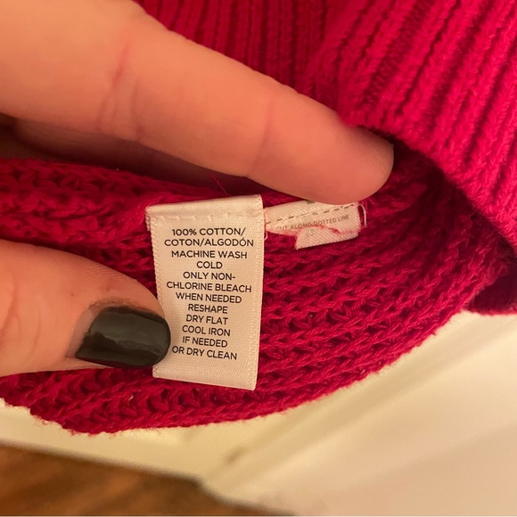 Ann Taylor LOFT Red Bell Sleeve Sweater - size M - NWOT - Picture 6 of 6
